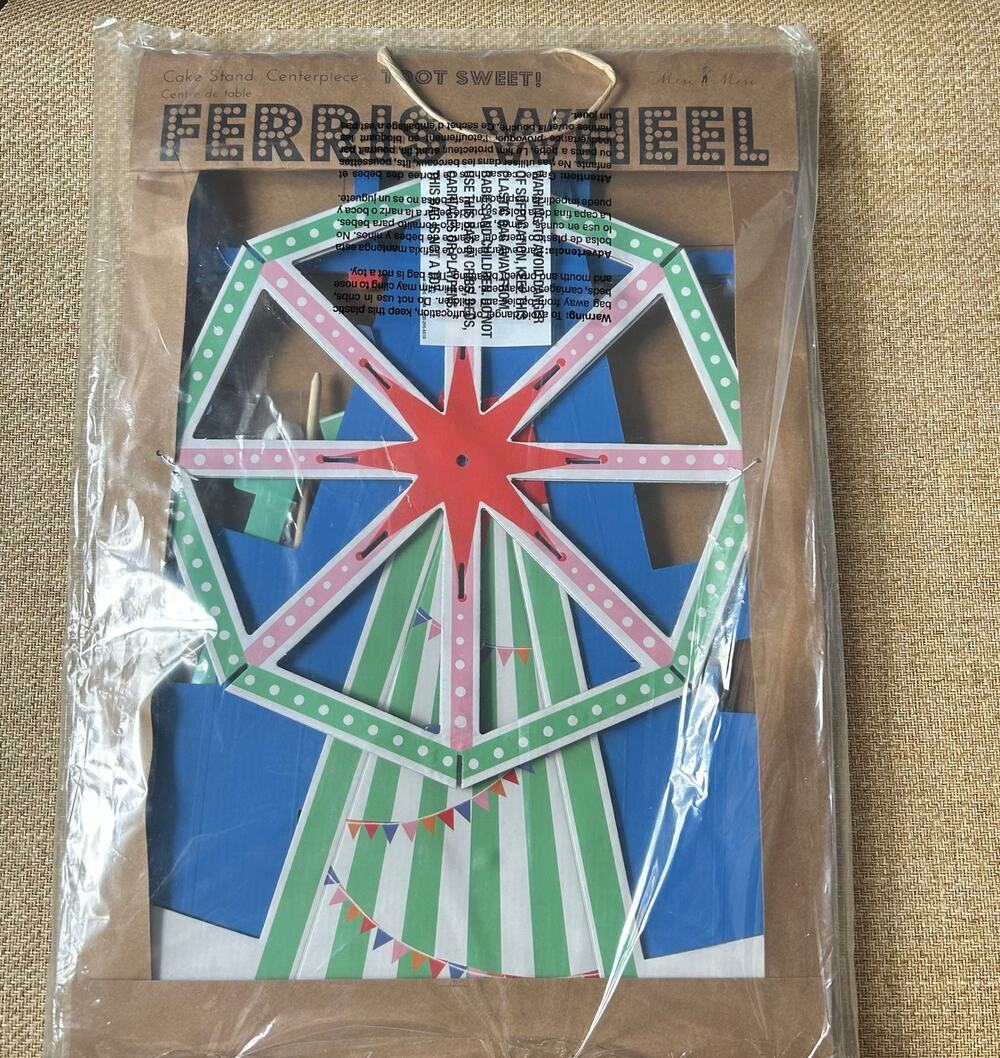 Meri Meri Ferris Wheel Cake Stand Carnival Party Centerpiece